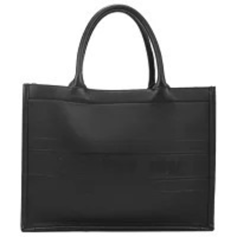 Christian Dior Tote Bag Book Black Handbag